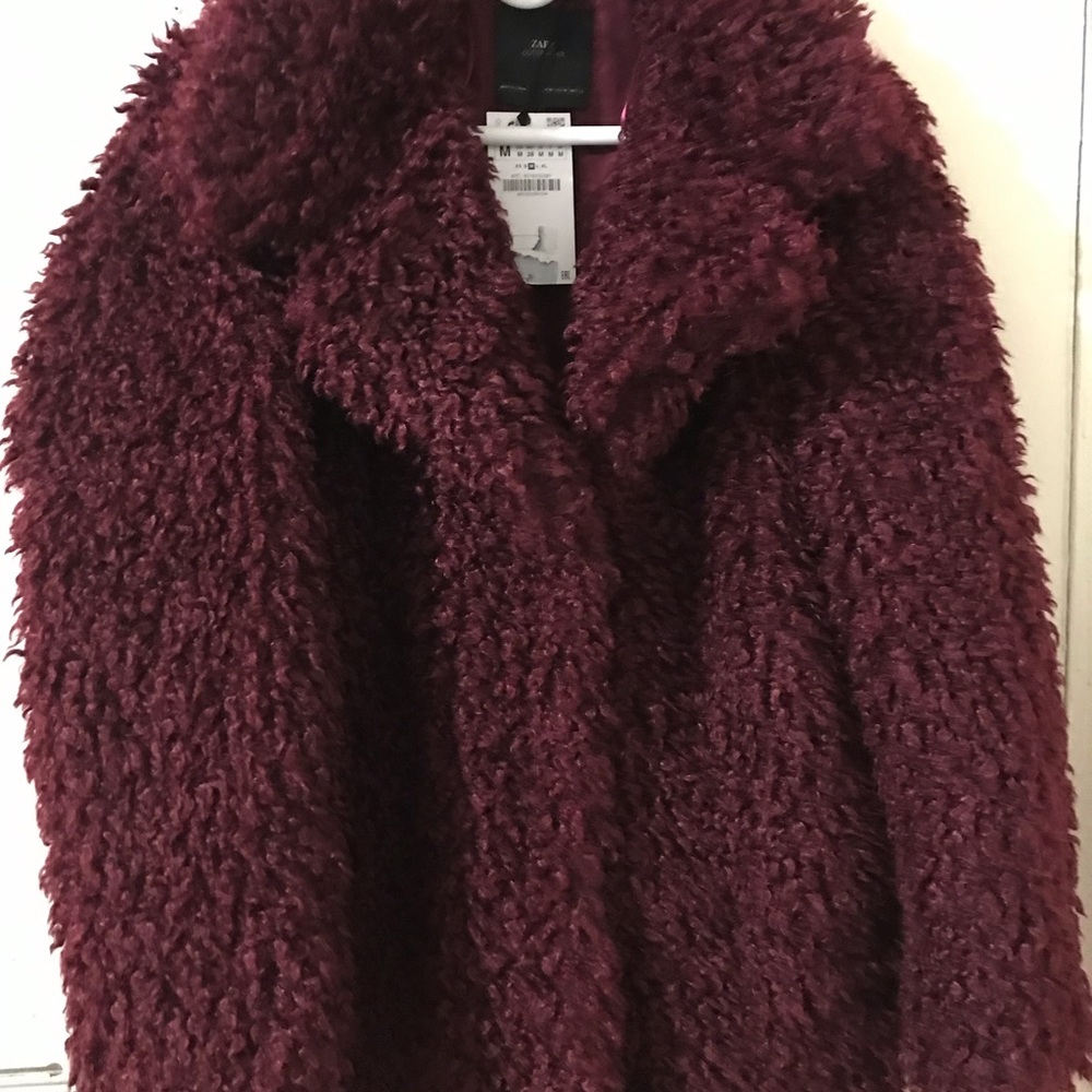 🎉HOST PICK🎉ZARA Soft Fur Coat - Picture 8 of 9